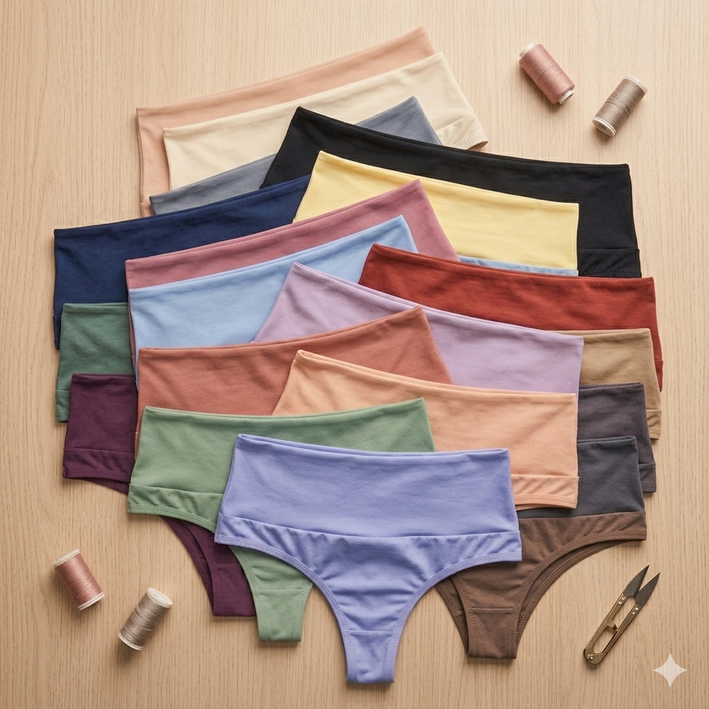 Calcinha Modeladora Cós Alto · Fio Duplo · Segura Barriga
