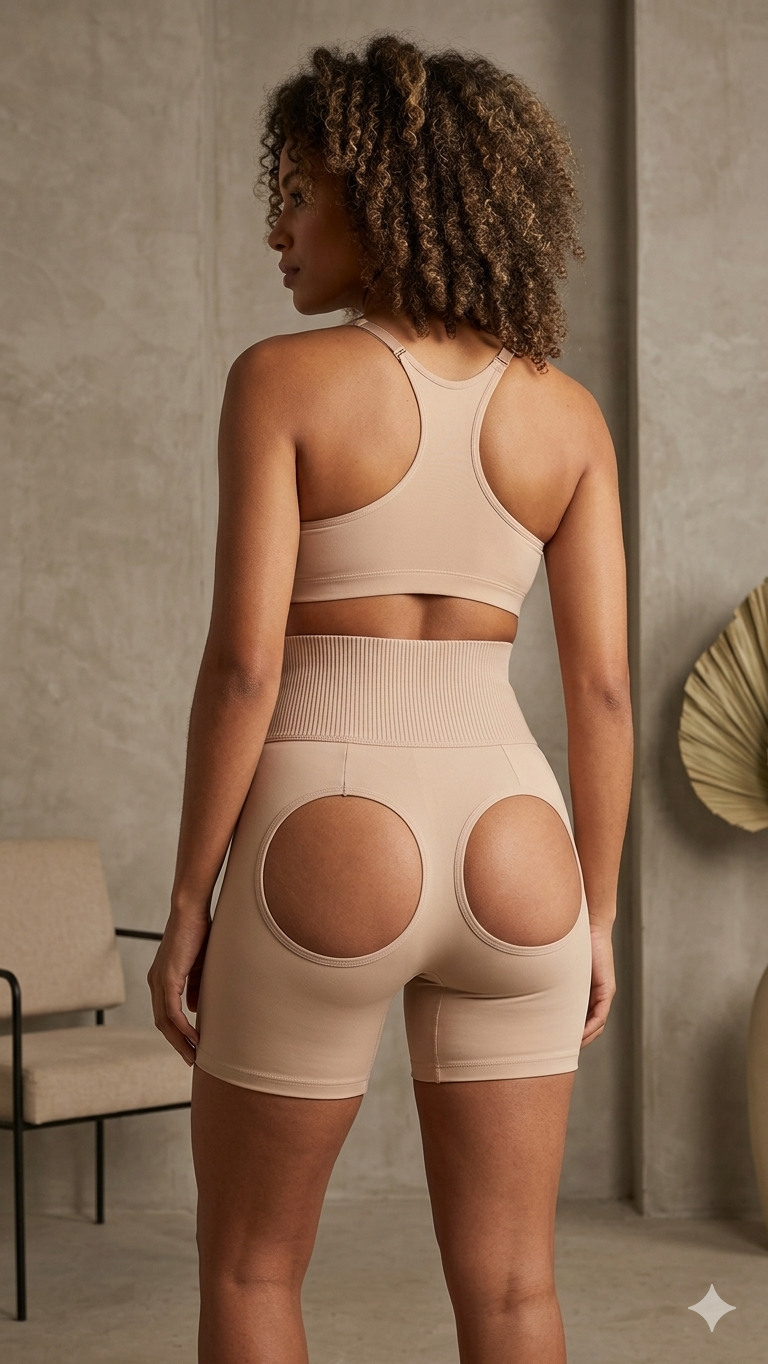Short Cinta Modeladora - Empina Bumbum 2 em 1