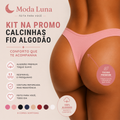 Kit Calcinha Fio Dental Algodão na Promo · Antialérgica