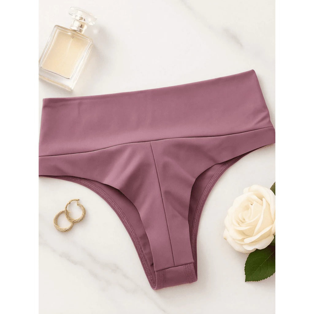 Calcinha Modeladora Cós Alto · Fio Duplo · Segura Barriga